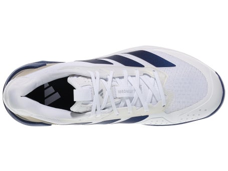adidas Ubersonic 5 White/Dark Blue/Silver Mens Shoes