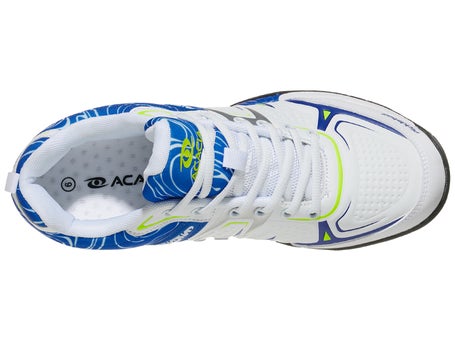 Acacia Dinkshot II White/Blue Pickleball Shoes