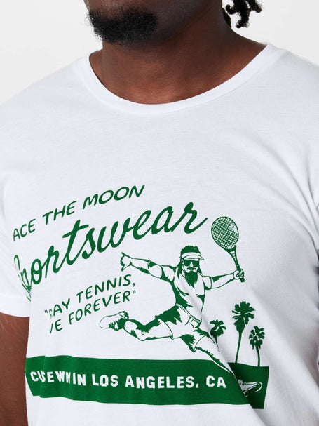 Ace The Moon Unisex Play Tennis Live Forever T-Shirt