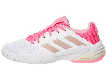 adidas Barricade 13 White/Pearl/Pink Womens Shoes