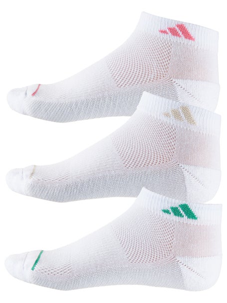 adidas Womens All Day Train 3-Pack Low Cut Socks White