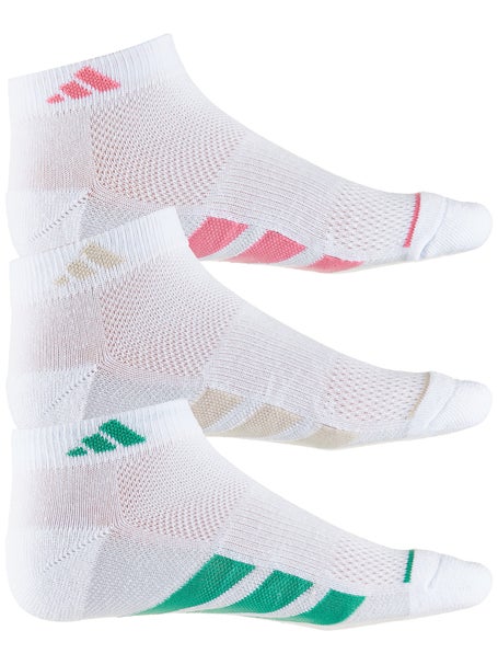 adidas Womens All Day Train 3-Pack Low Cut Socks White