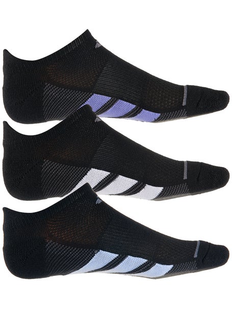 adidas Womens All Day Train 3-Pack No Show Socks Black