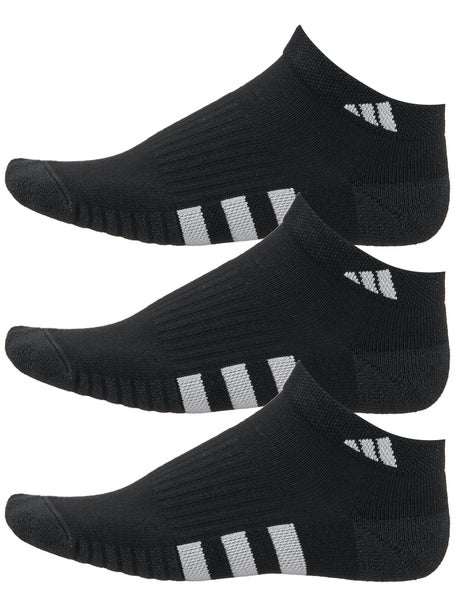 adidas Womens Cushioned 3.0 3-Pack Low Cut Socks Black