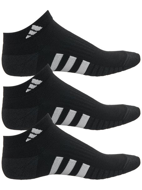 adidas Womens Cushioned 3.0 3-Pack Low Cut Socks Black
