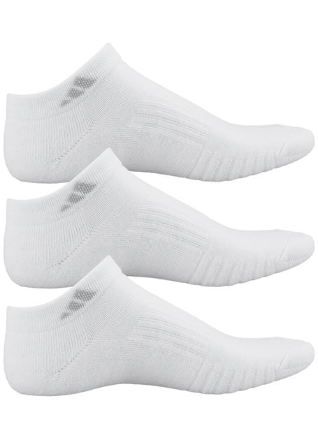 adidas Womens Cushioned 3.0 3-Pack Low Cut Socks White