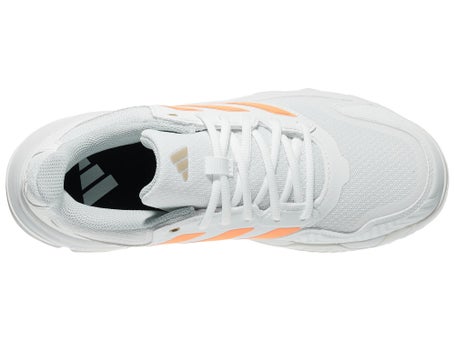 adidas CourtJam Control 3 White/Orange Womens Shoes
