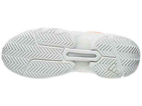 adidas CourtJam Control 3 White/Orange Womens Shoes
