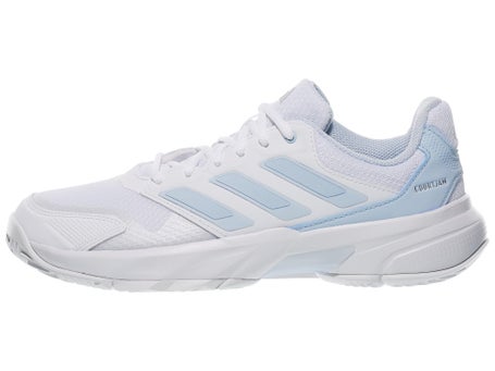 adidas CourtJam Control 3 White/Sky Womens Shoes