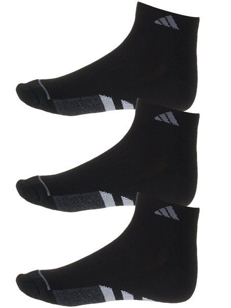 adidas Womens Cushion Low Cut 3-Pack Sock Black