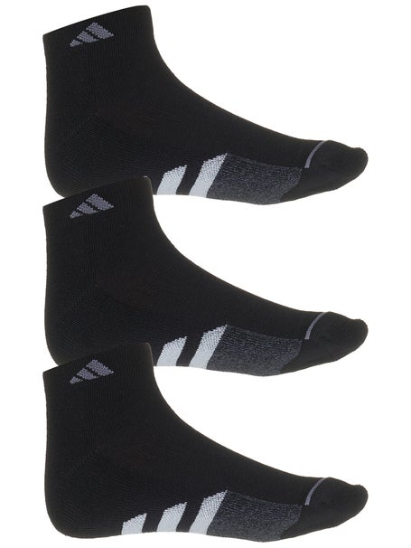 adidas Womens Cushion Low Cut 3-Pack Sock Black