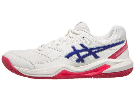 Asics Gel Dedicate 8 Cream/Dark Cobalt Womens Shoes