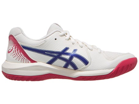 Asics Gel Dedicate 8 Cream/Dark Cobalt Womens Shoes