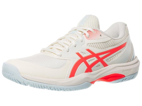 Asics Game FF Womens Pickleball Shoes - Cream/Red