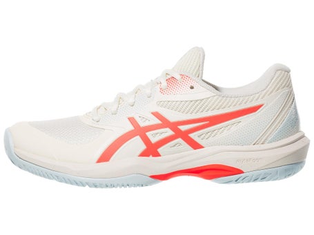 Asics Game FF Womens Pickleball Shoes - Cream/Red