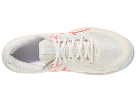 Asics Game FF Womens Pickleball Shoes - Cream/Red