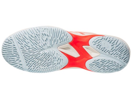 Asics Game FF Womens Pickleball Shoes - Cream/Red