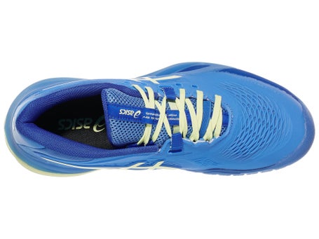 Asics Gel Resolution X Blue/Yellow Womens Shoes