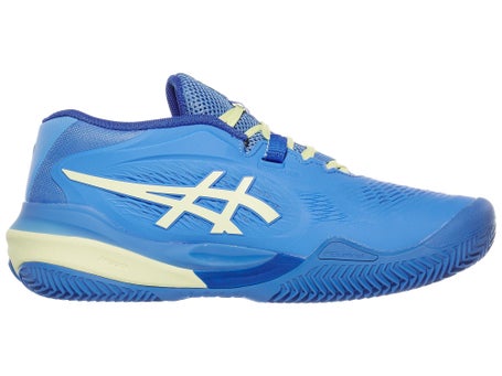 Asics Gel Resolution X Clay Blue/Yellow Womens Shoes