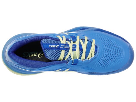 Asics Gel Resolution X Clay Blue/Yellow Womens Shoes