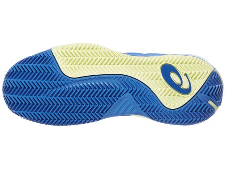 Asics Gel Resolution X Clay Blue/Yellow Womens Shoes