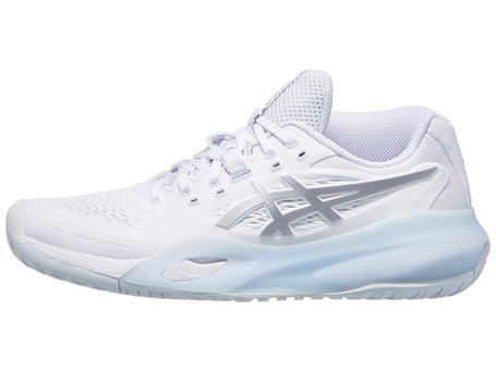 Asics Gel Resolution X White/Silver Womens Shoes