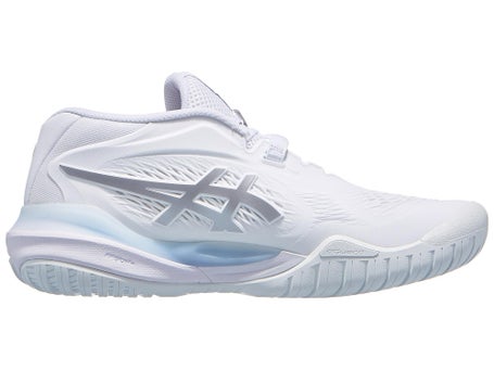 Asics Gel Resolution X White/Silver Womens Shoes