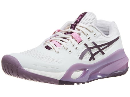 Asics Gel Resolution X Wide Oat/Aubergine Womens Shoes