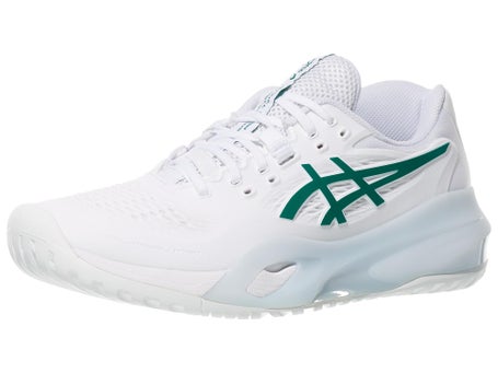 Asics Gel Resolution X White/Green Woms Shoes