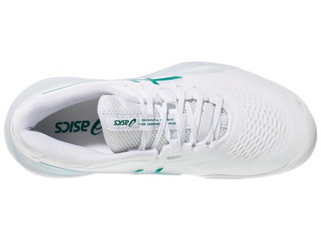 Asics Gel Resolution X White/Green Woms Shoes