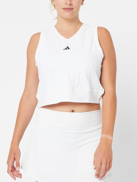 adidas Womens Lawn Tennis Pro Crop Tank