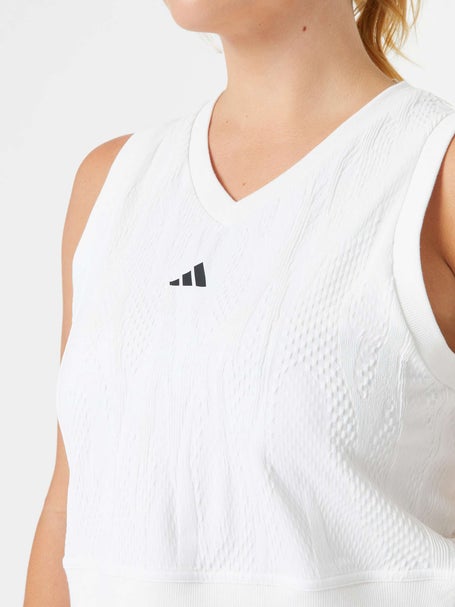 adidas Womens Lawn Tennis Pro Crop Tank