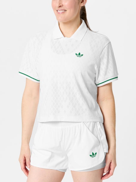 adidas Womens Originals Pro Polo - White