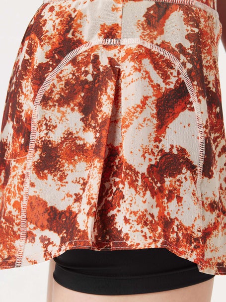 adidas Womens Paris Tennis Match Skirt - Red