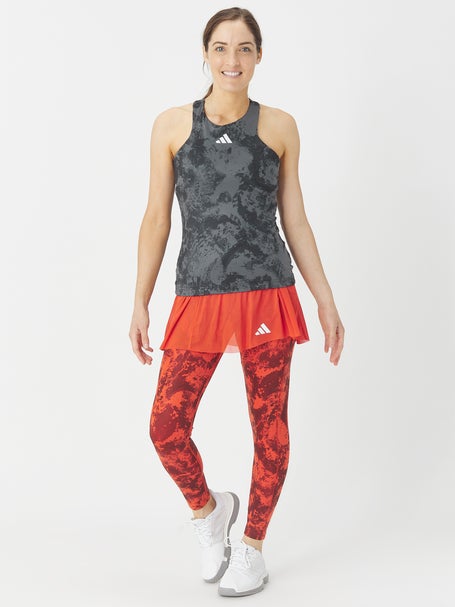 adidas Womens Paris Tennis Y-Tank - Carbon