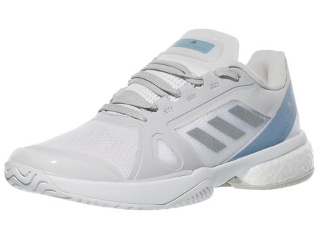 adidas Stella Court White/Silver/Blue Womens Shoes