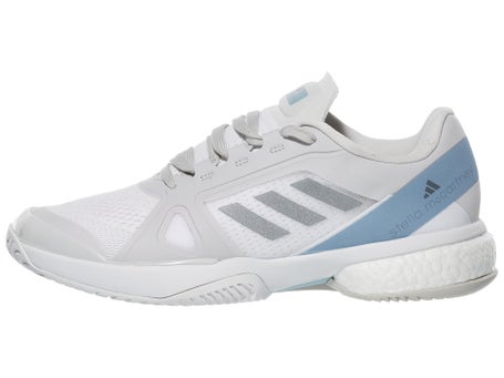 adidas Stella Court White/Silver/Blue Womens Shoes