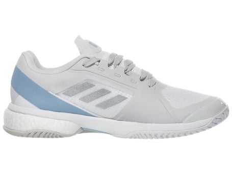 adidas Stella Court White/Silver/Blue Womens Shoes