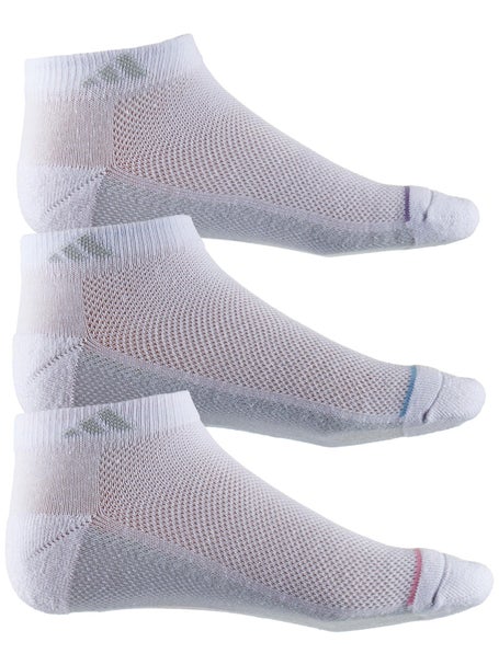 adidas Womens Superlite 3-Pack Low Cut Socks White
