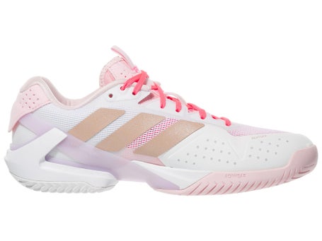 adidas Ubersonic 5 White/Pearl/Pink Womens Shoes