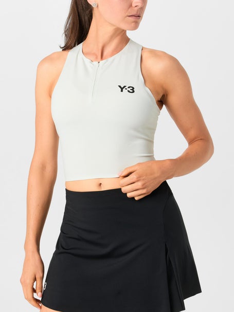 adidas Womens Y-3 Crop Y-Tank