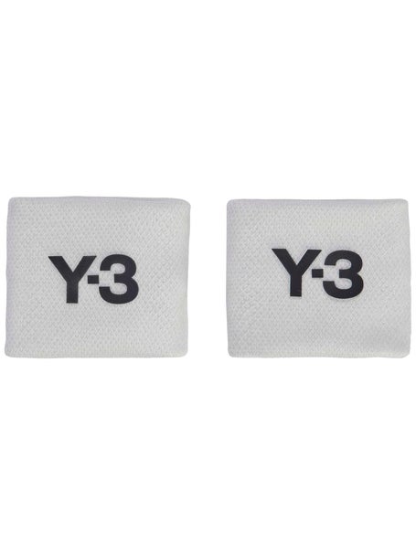 adidas Womens Y-3 Singlewide Wristbands-Grey/Black