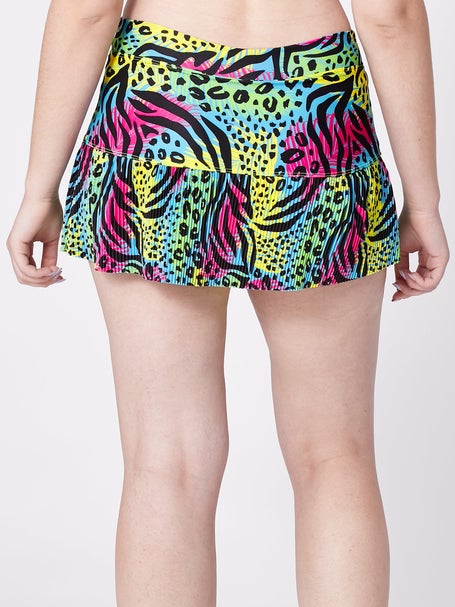 BB Womens Savage Flounce Skirt - Print