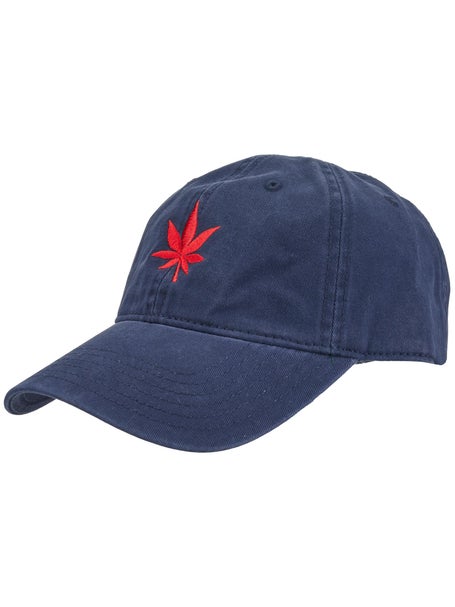 BOAST Mens Leaf Dad Hat - Navy/Red
