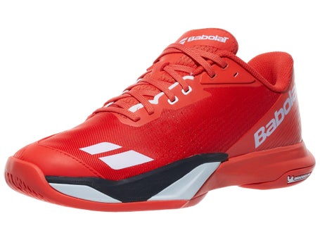 Babolat Jet Mach 4 Cherry Tomato/White Mens Shoes