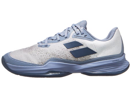 Babolat Jet Mach III AC White/Dark Grey Mens Shoes