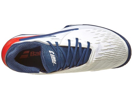 Babolat Propulse Fury 3 AC White/Blue Mens Shoes