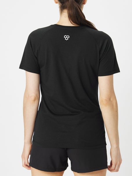 CRBN Womens Performance Raglan Short Sleeve Shirt