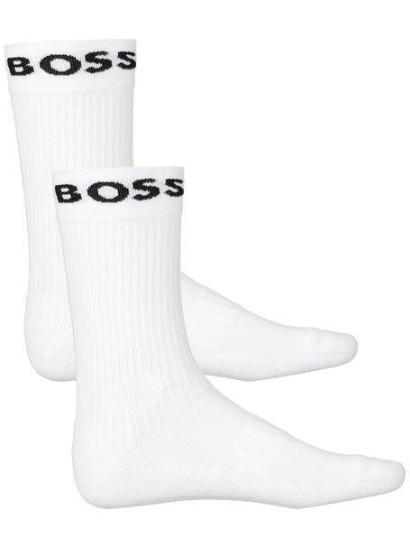 BOSS Sport Crew Socks 2-Pack White