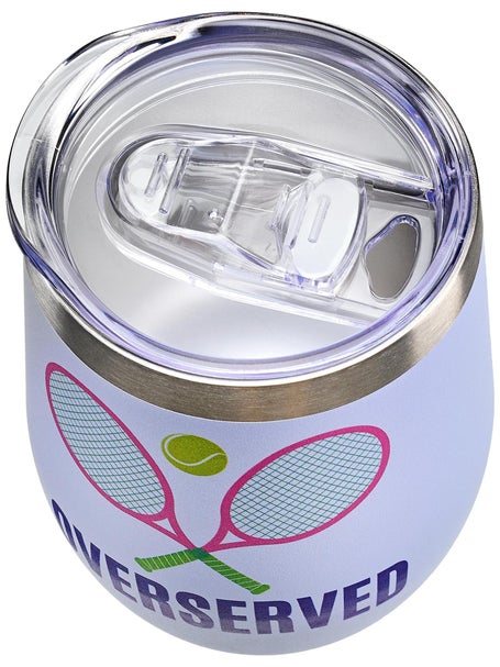Born To Rally Tennis Wine Tumbler - Overserved